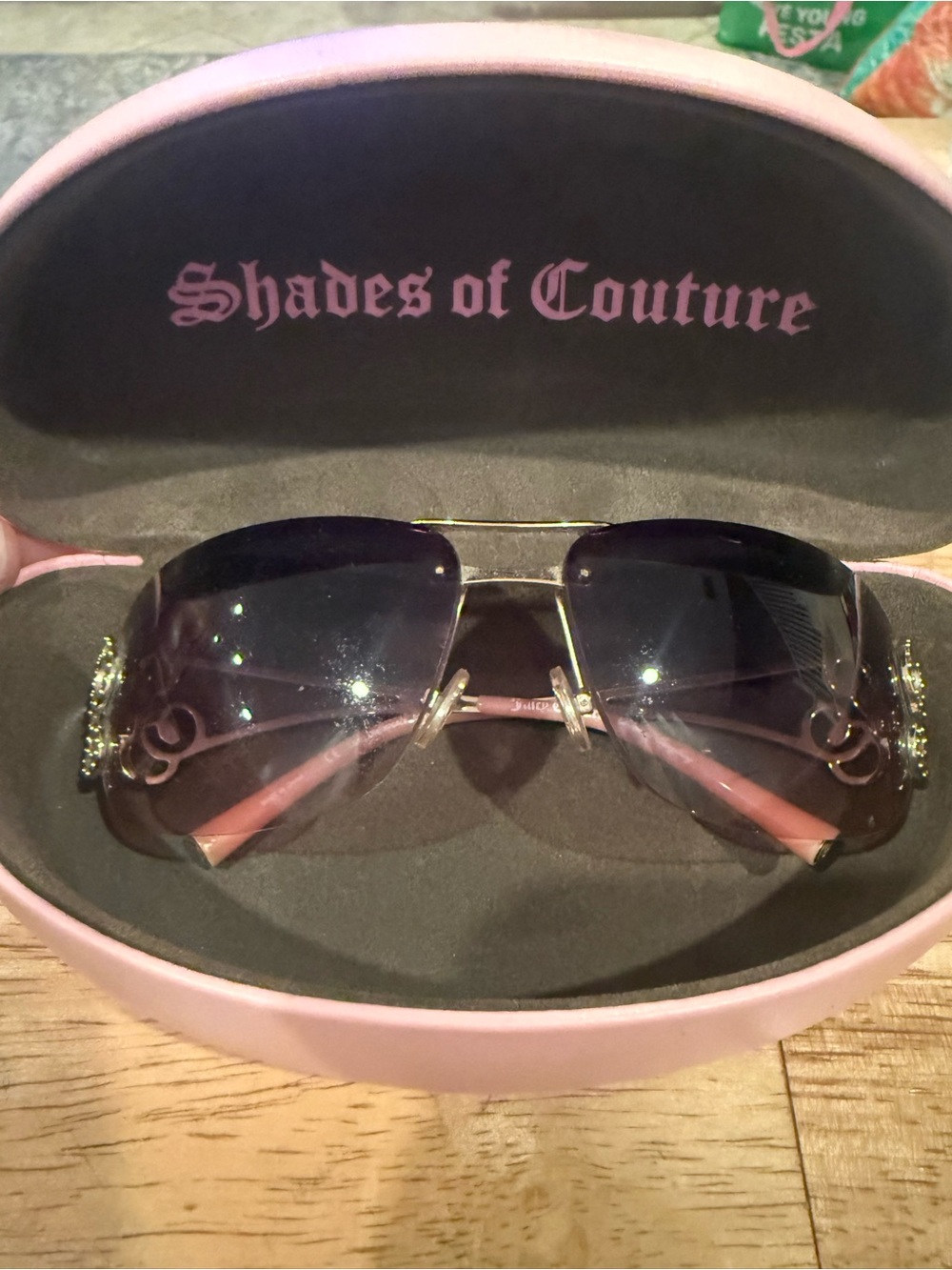 Vintage y2k original juicy couture sunglasses